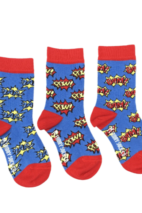 Kids Mismatched Socks | Zap, Pow, Bam