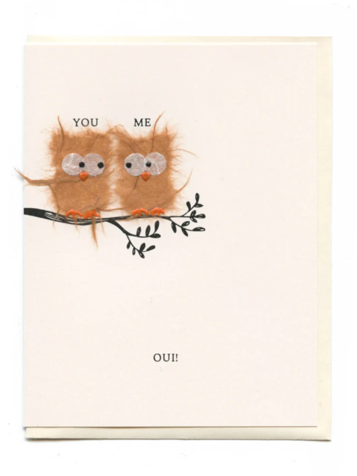 FLAUNT CARDS - YOU, ME, OUI