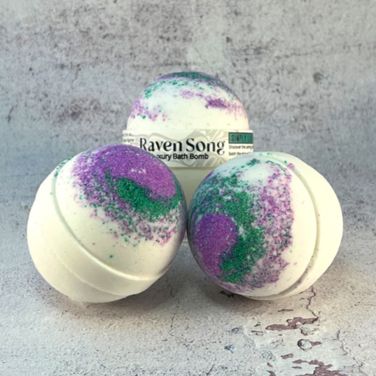 Coastal Lavender Ravensong Bath Bomb | BC Organic Essential Oils