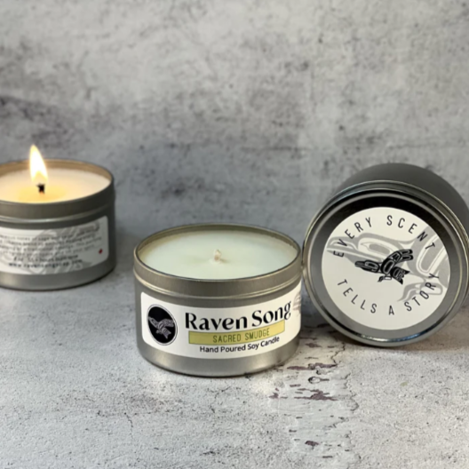 RAVENSONG -  SACRED SMUDGE SOY CANDLE