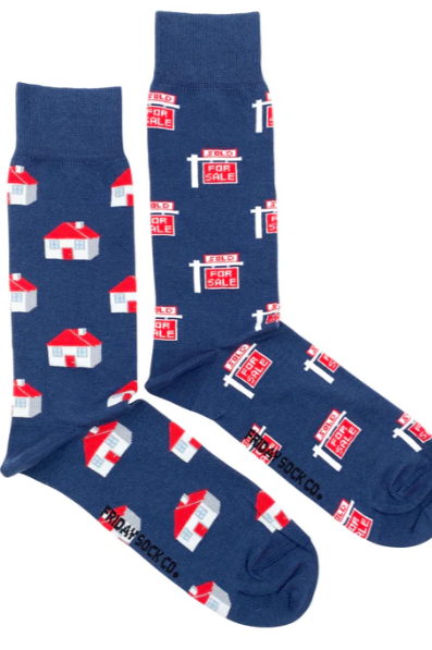 Men'S Mismatched Socks | Real Estate