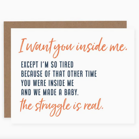 Card | I Want You Inside Me