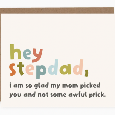 stepdad, card, dad