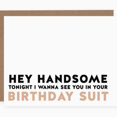 Card | I Wanna See You In Your Birthday Suit