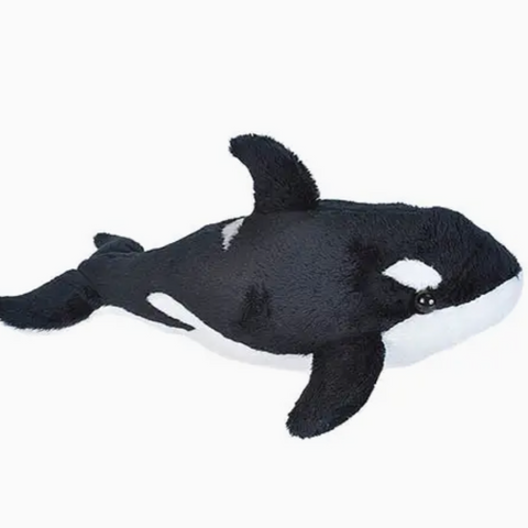 WHALE, ORCA, STUFFED ANIMAL