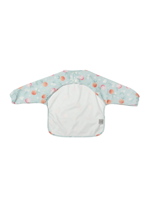 Long Sleeve Waterproof Bib | Peaches