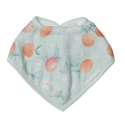 LOULOU LOLLIPOP - BANDANA BIB SET in PEACHES