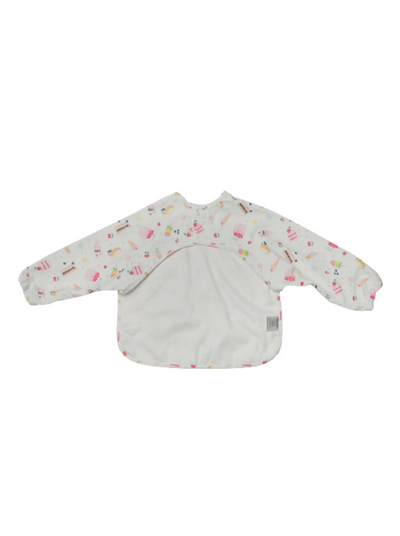 LOULOU LOLLIPOP - LONG SLEEVE WATERPROOF BIB in SWEET TREATS