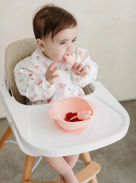 LOULOU LOLLIPOP - LONG SLEEVE WATERPROOF BIB in SWEET TREATS