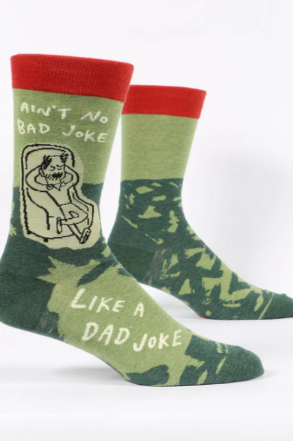 BLUE Q - DAD JOKE | MEN'S CREW SOCKS