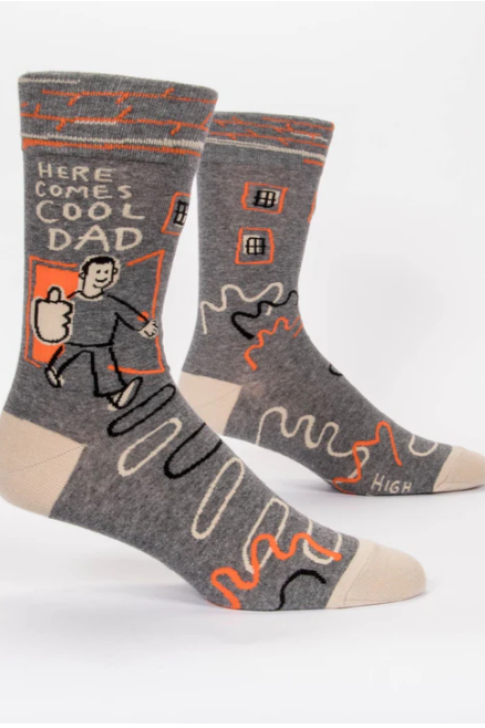 Here Comes Cool Dad | Men's Crew Socks