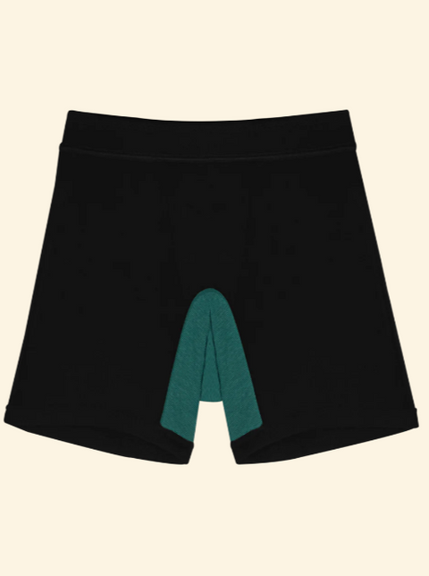 Mid Boxer Underwear | Black