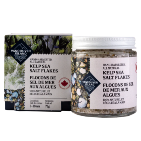 VANCOUVER ISLAND SEA SALT - KELP SEA SALT FLAKES