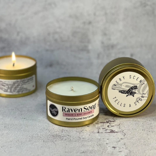 RAVENSONG -  SOAPBERRY ICE CREAM COCONUT WAX CANDLE | TRAVEL TIN or LUXE JAR