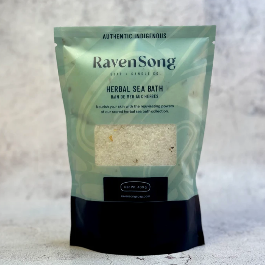 Coastal Release (Relaxation) Ravensong Herbal Sea Bath 150g, 400g, or 1kg |