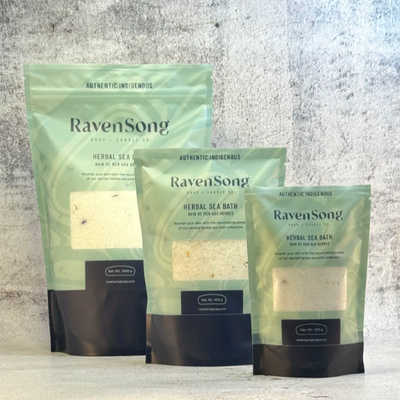 Coastal Uplift (Romance) Ravensong Herbal Sea Bath 150g, 400g, or 1kg |