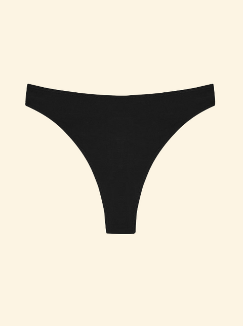 High Rise Thong | Black