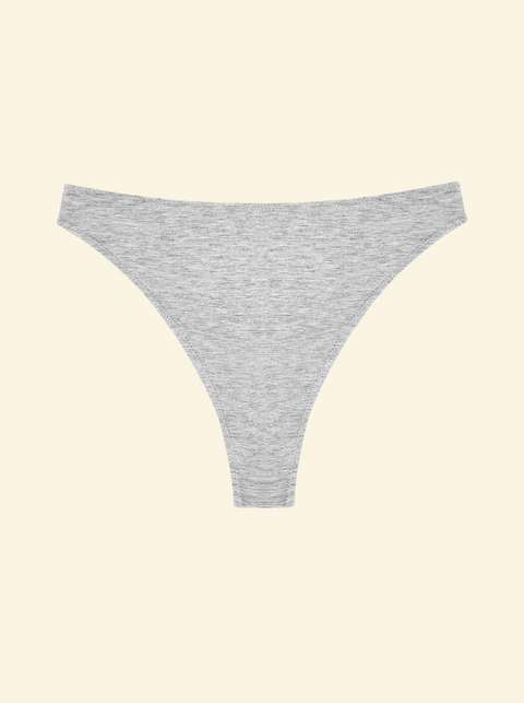 High Rise Thong | Grey