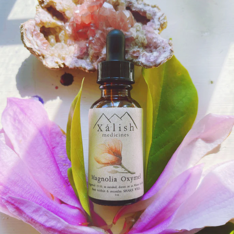 Magnolia Oxymel Flower Elixir