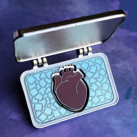 Rad Girl Creations -  Organs On Ice Pin | Heart Transplant