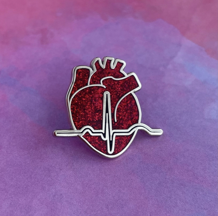 RAD GIRL CREATIONS -  CARDIOLOGY PIN PACK