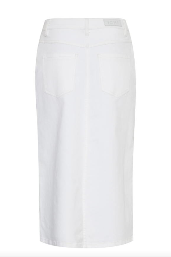 ICHI - IHZIGGI SKIRT | BLANC DE BLANC