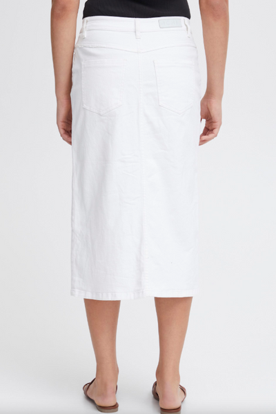 ICHI - IHZIGGI SKIRT | BLANC DE BLANC