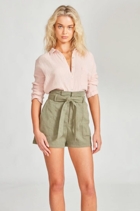 Seaside Cinch Shorts | Sage