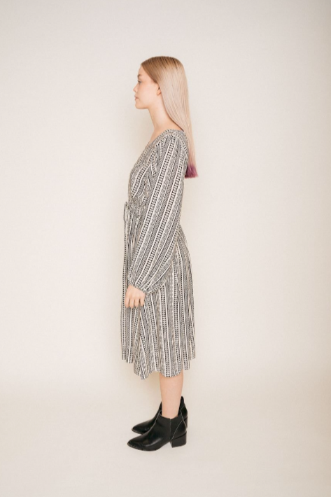 Jackson Rowe - Laska Dress | Black Petra Print