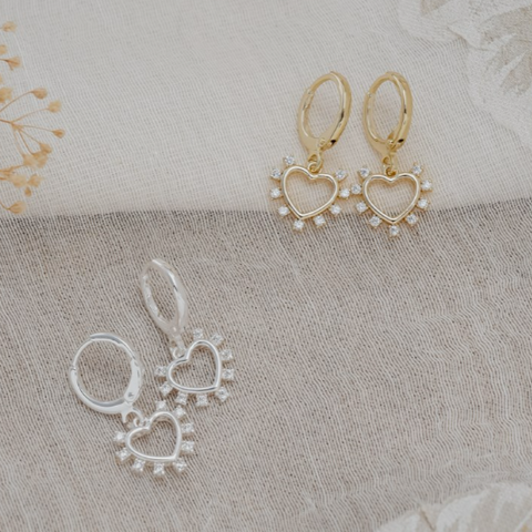 I've Got A Crush Hoops | Gold Or Silver