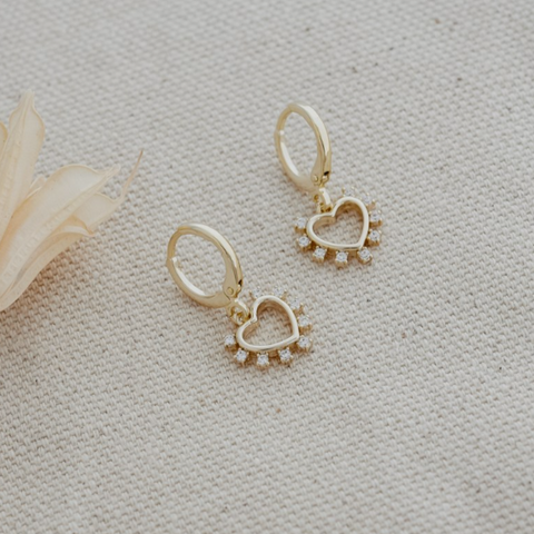 I've Got A Crush Hoops | Gold Or Silver