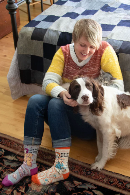 My Dog Is Cool Af | Women's Crew Socks