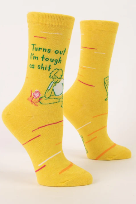 Turns Out I'M Tough As Sh*T | Women's Crew Socks