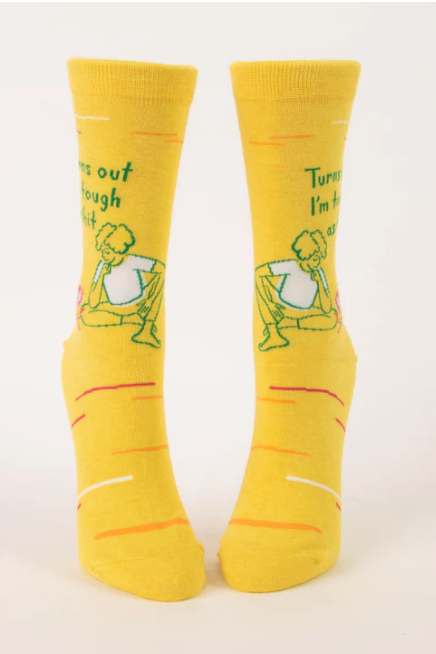 Turns Out I'M Tough As Sh*T | Women's Crew Socks