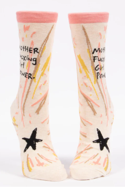 Motherf*Cking Girl Power | Swomen's Crew Socks