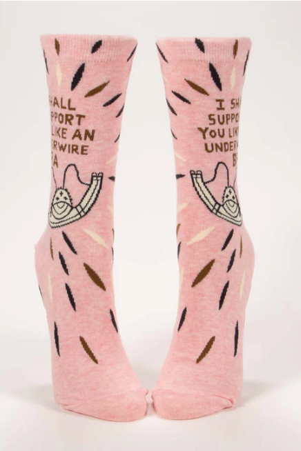 Support You Like An Underwire Bra | Women's Crew Socks