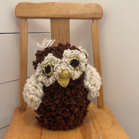 Kenana Knitters - Artisan Hand Woven Owl Teddy | Cassia