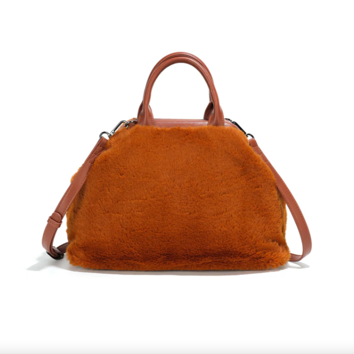 COLAB - THE MAYA TOP HANDLE SATCHEL #7260 |CINNAMON