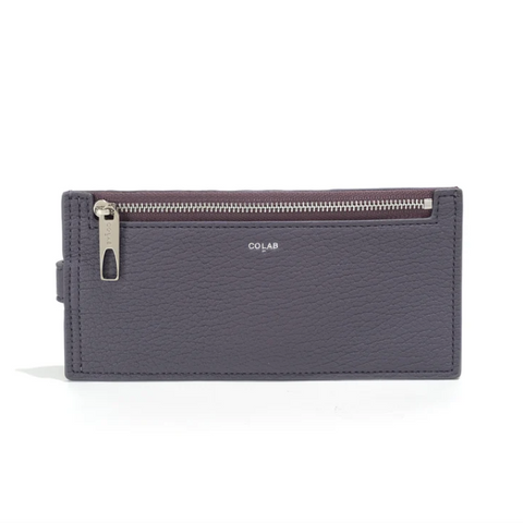 The Lizou Flat Wallet #6908 | Midnight