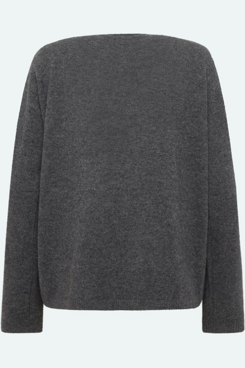 Minimum - Codas Jumper | Grey Melange Or Tigers Eye