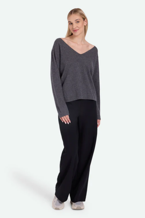 Minimum - Codas Jumper | Grey Melange Or Tigers Eye