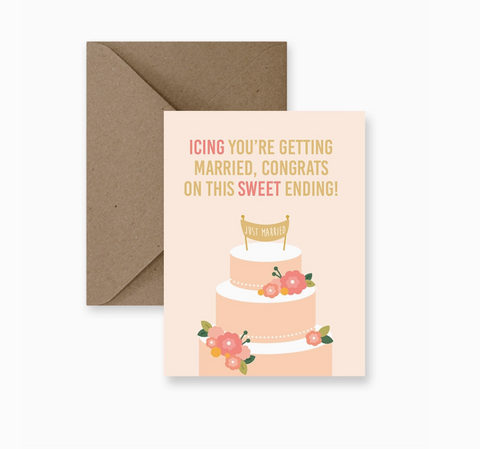 Sweet Ending Marriage Wedding | Card