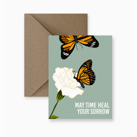 May Time Heal Your Sorrow Sympathy | Card