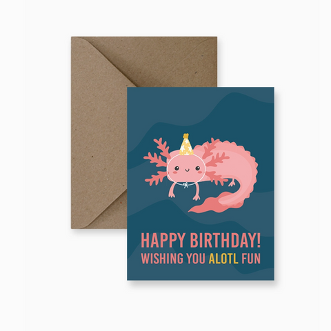 Alotl Fun Birthday | Card