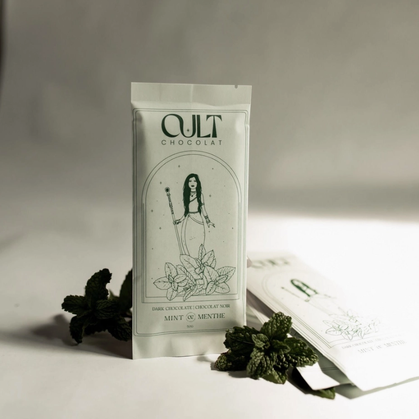 CULT CHOCOLAT - MINT DARK CHOCOLATE | 52g