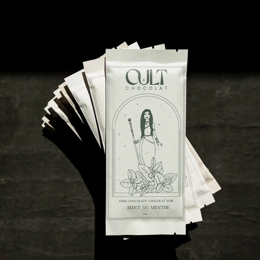 CULT CHOCOLAT - MINT DARK CHOCOLATE | 52g