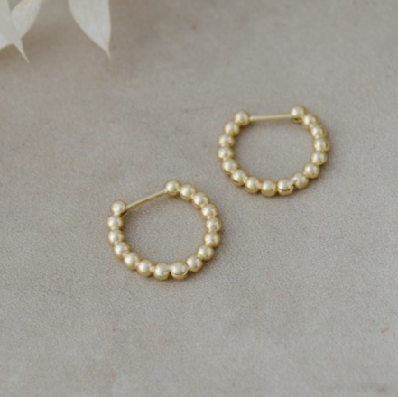 Pinpoint Hoops | Gold Or Silver