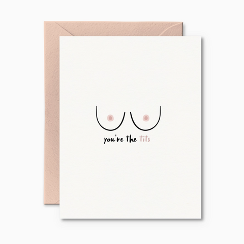 You'Re The Tits Card