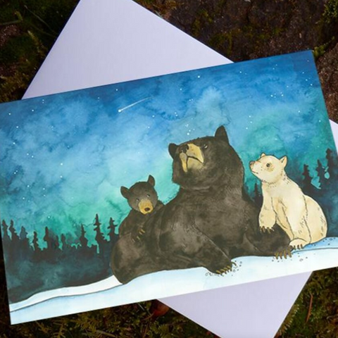 Spirit Bear Artwork Card