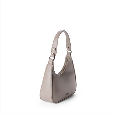 SKYLA - CHARLIE VEGAN SHOULDER BAG | STONE GREY